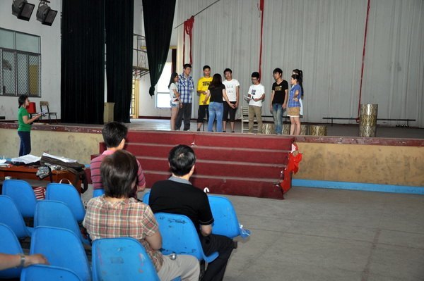 校园剧《上大学》排练工作有序推进