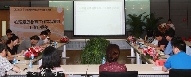 北京高校学生心理素质教育工作专家组到中央美术学院督导评估