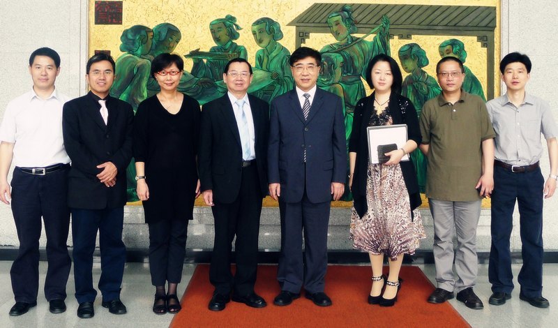 徐明稚校长会见台湾实践大学校长陈振贵