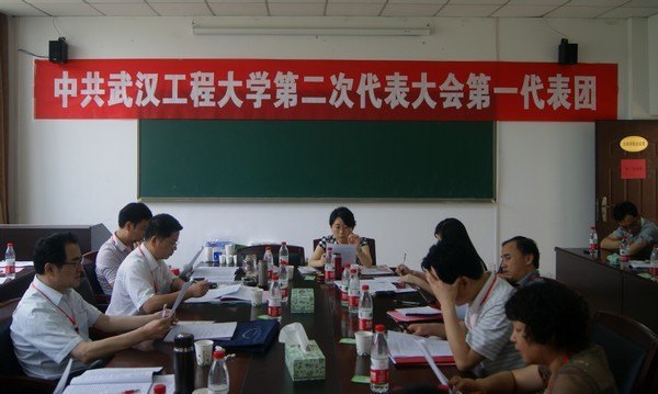 武汉工程大学第二次党代会各代表团分团讨论审议两委工作报告