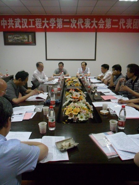 武汉工程大学第二次党代会各代表团分团讨论审议两委工作报告