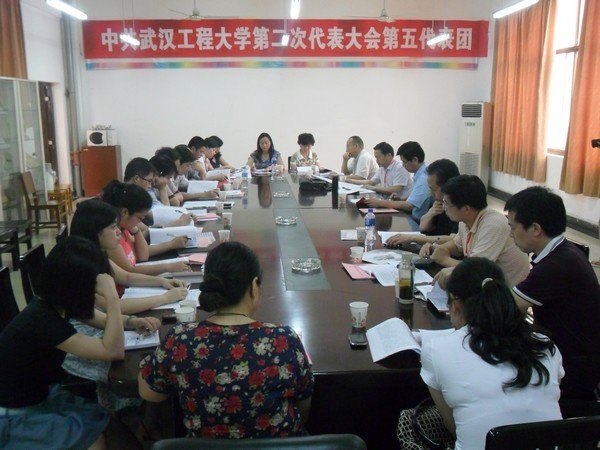 武汉工程大学第二次党代会各代表团分团讨论审议两委工作报告