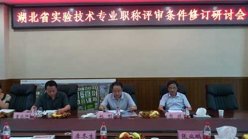 湖北省实验系列职称评审条件修订研讨会在湖北工业大学召开