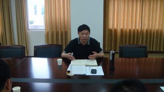 周如金副校长对总务后勤工作开展调研