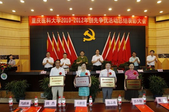学校隆重举行2010-2012年创先争优活动总结表彰大会