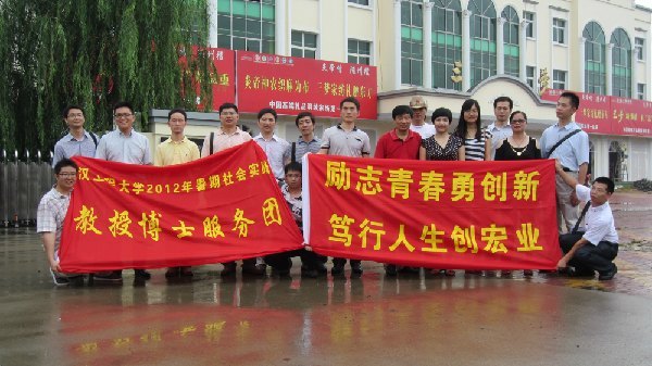 武汉工程大学教授博士暑期社会实践服务团赴随州考察实践
