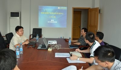 智能电网产学研合作开发中心与计信学院开展交流