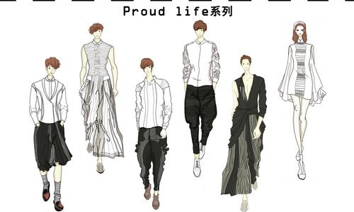 【丰湖党旗红】服装系同学作品入围第21届真维斯休闲服设计大赛