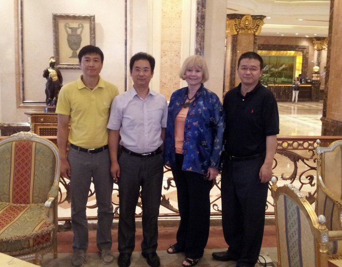 于光辉院长与美国曼斯菲尔德大学代表会谈