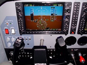 滨州学院首台塞斯纳Cessna-172飞行模拟机运行成功