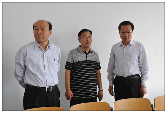 教育厅副厅长王李金来晋中学院新校区视察工作