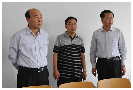 教育厅副厅长王李金来晋中学院新校区视察工作