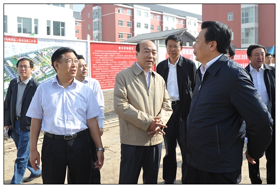 王君省长在教师节之际视察晋中学院新校区