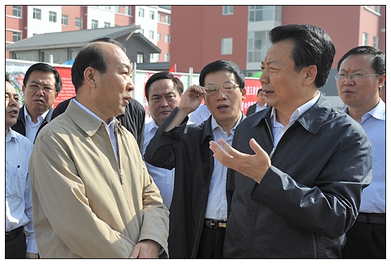 王君省长在教师节之际视察晋中学院新校区