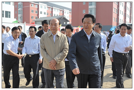 王君省长在教师节之际视察晋中学院新校区