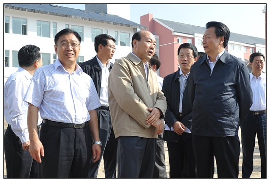 王君省长在教师节之际视察晋中学院新校区