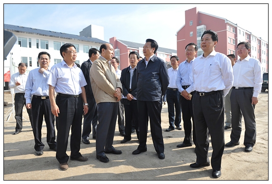 王君省长在教师节之际视察晋中学院新校区