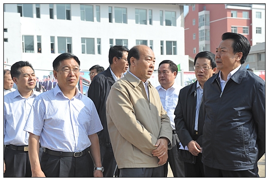 王君省长在教师节之际视察晋中学院新校区