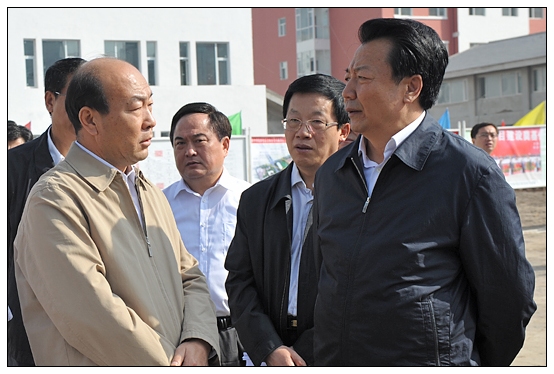 王君省长在教师节之际视察晋中学院新校区