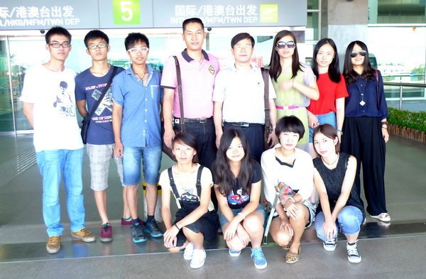 三明学院再次喜送12名学生赴台交流学习