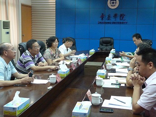 东莞职业技术学院来访 对口交流校园建设经验