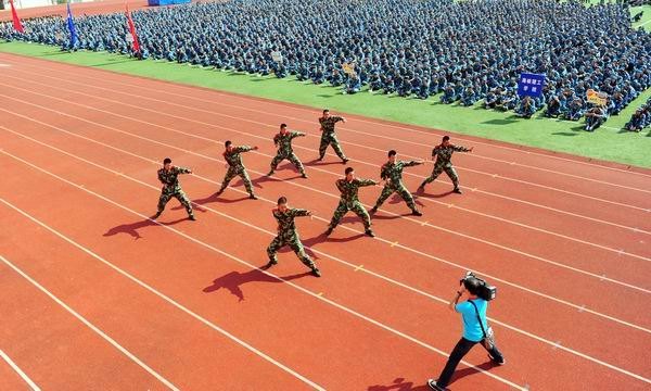 三明学院隆重举行2012级新生开学典礼暨军训开训仪式