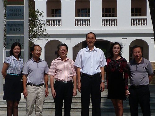 广东画院院长来校考察 称赞肇庆学院四大景观设计构思