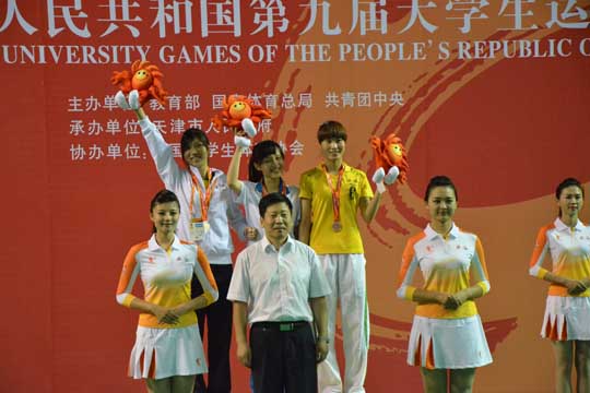 晋中学院毽球队在全国第九届大学生运动会中勇创佳绩