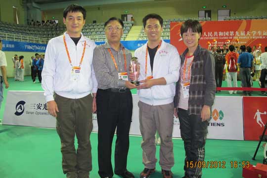 晋中学院毽球队在全国第九届大学生运动会中勇创佳绩