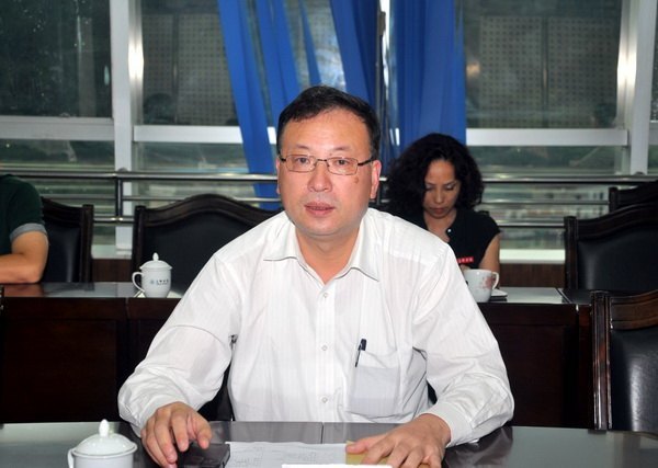 省招收留学生资格评估专家都三明学院考察指导