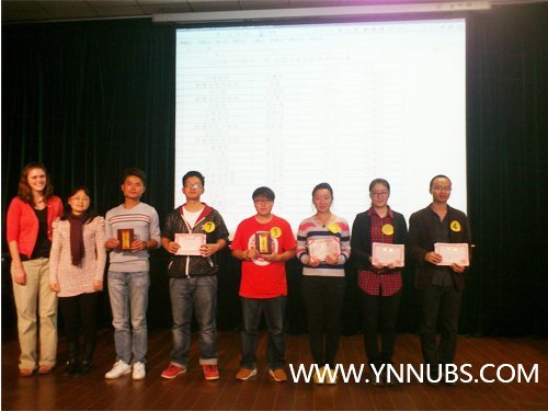 云南师范大学商学院2012年“外研社”杯全国大学生英语演讲大赛决赛成功落下帷幕