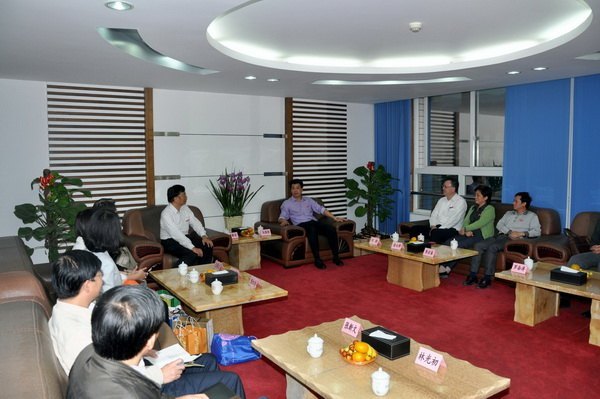 马国防刘健等校领导会见来三明学院授课的台湾教师