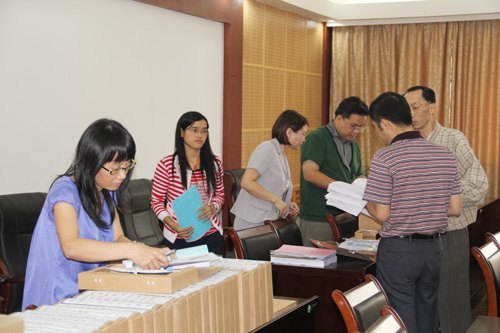 广西高校学生资助管理工作检查组到广西师范学院检查工作