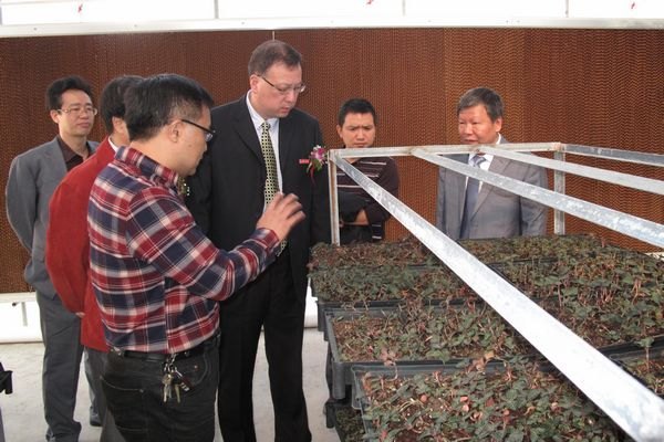 刘健校长出席清流县金线莲生物科技产业化项目竣工庆典仪式