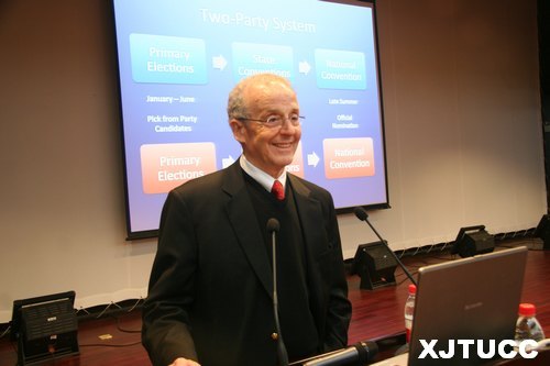 美国内布拉斯加林肯大学校长帕尔曼博士一行访问西安交通大学城市学院