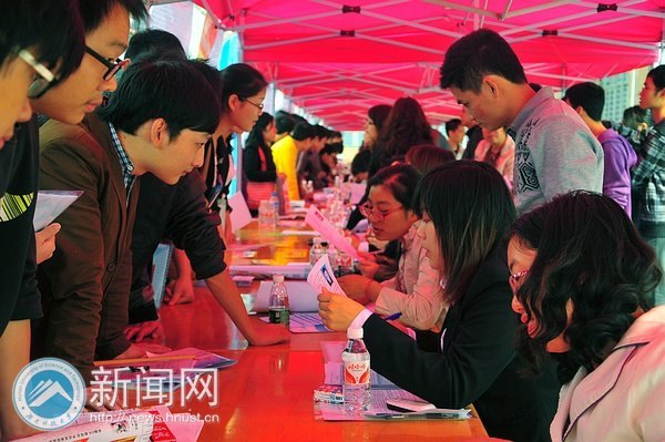 职场秋点“兵”:2012年秋季首场大型校园招聘活动圆满结束
