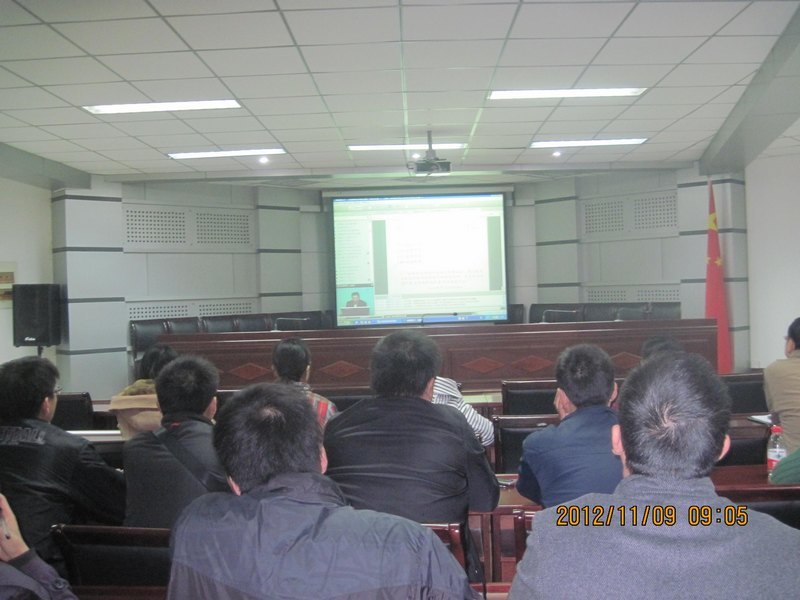 许昌学院举办“高校教学秘书的职业能力发展”专题网络培训分会场