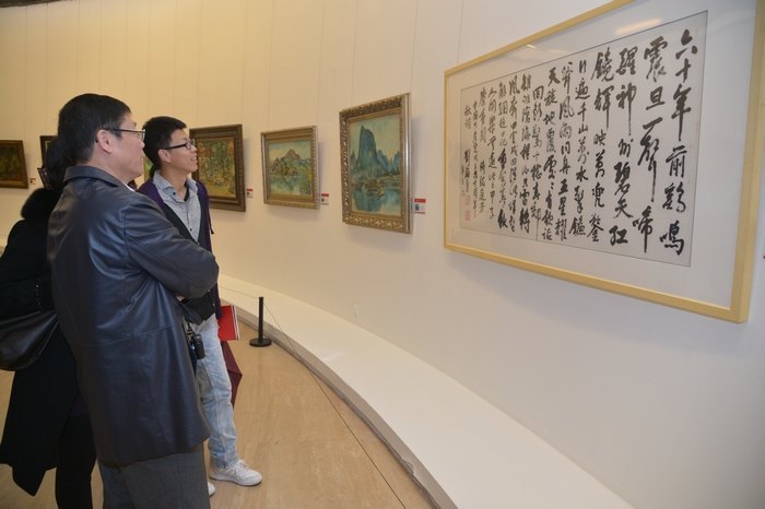 百年校庆师生美术作品展在中国美术馆隆重揭幕
