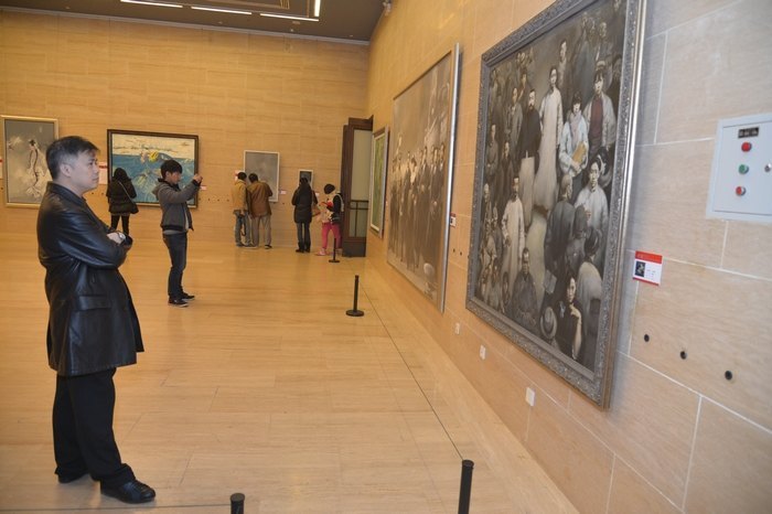 百年校庆师生美术作品展在中国美术馆隆重揭幕