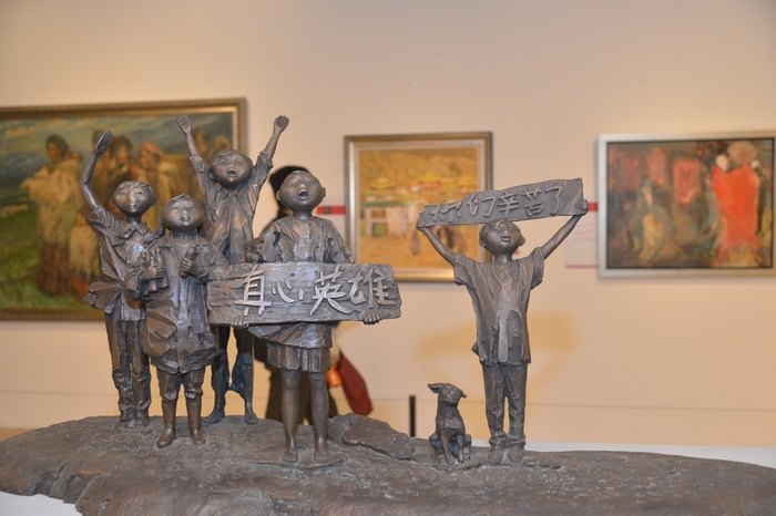 百年校庆师生美术作品展在中国美术馆隆重揭幕