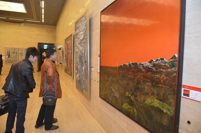 百年校庆师生美术作品展在中国美术馆隆重揭幕