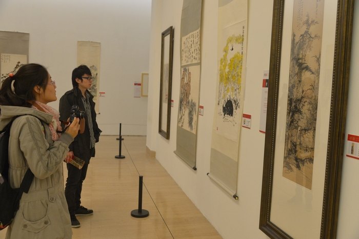 百年校庆师生美术作品展在中国美术馆隆重揭幕