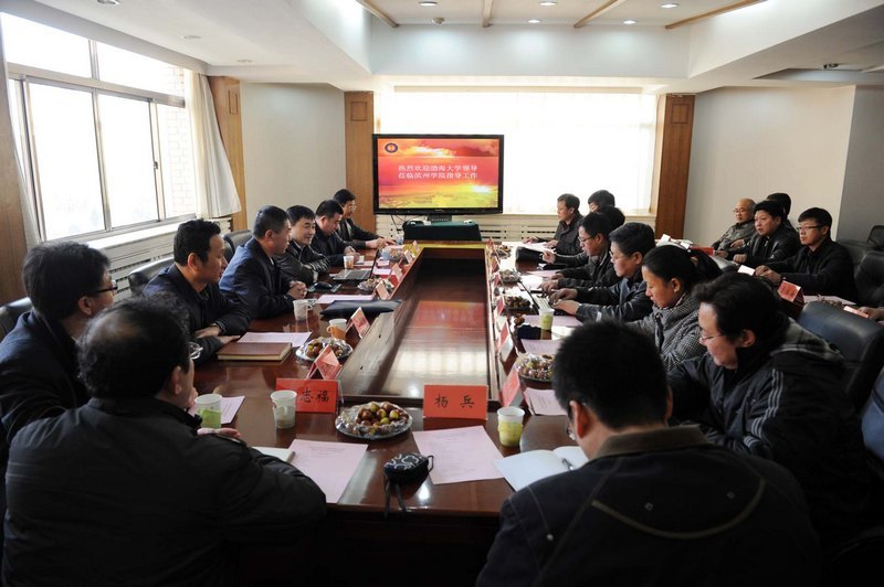 渤海大学考察团来校参观考察