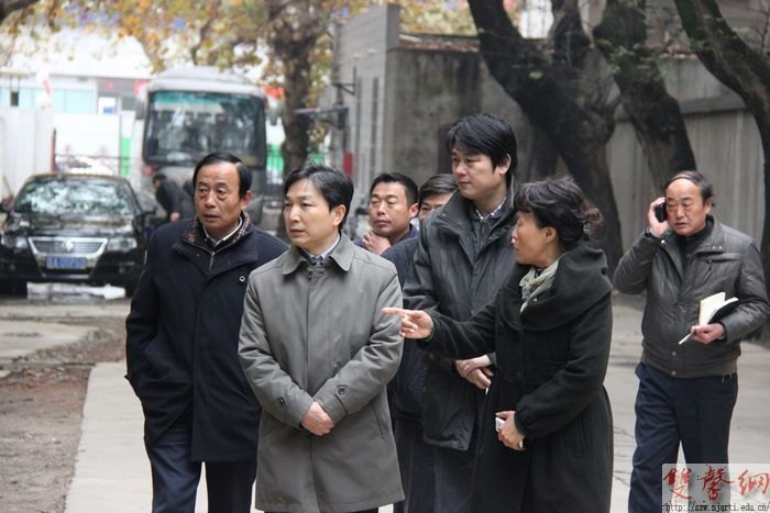 南京艺术学院开展校园环境建设项目现场检查会