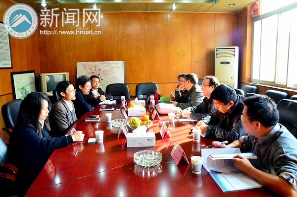 广西师范学院来湖南科技大学考察交流科研经验