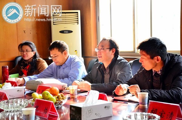 广西师范学院来湖南科技大学考察交流科研经验