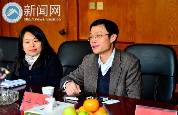 广西师范学院来湖南科技大学考察交流科研经验