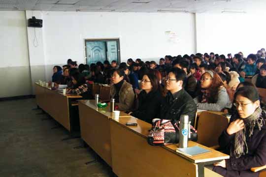 山西大学朱专法博士来晋中学院作专题讲座