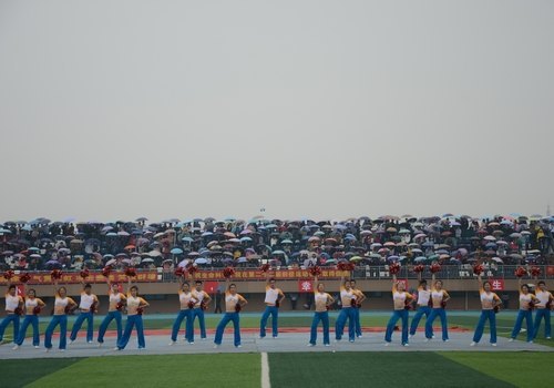 校第22届田径运动会(椒江校区)隆重开幕