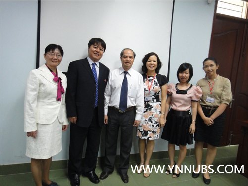 云南师范大学商学院何福全副书记一行对